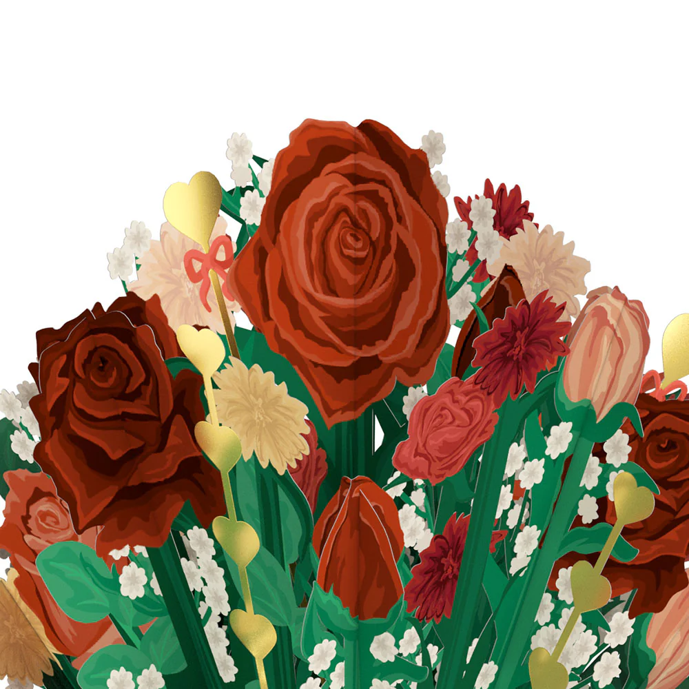 Harry Potter™ Dobby™ Valentine’s Day Pop-Up Card & Flower Buds Bouquet Bundle - Image 7