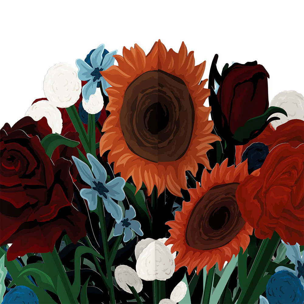 Harry Potter™ Hedwig™ Birthday Pop-Up Card & Flower Buds Bouquet Bundle - Image 3