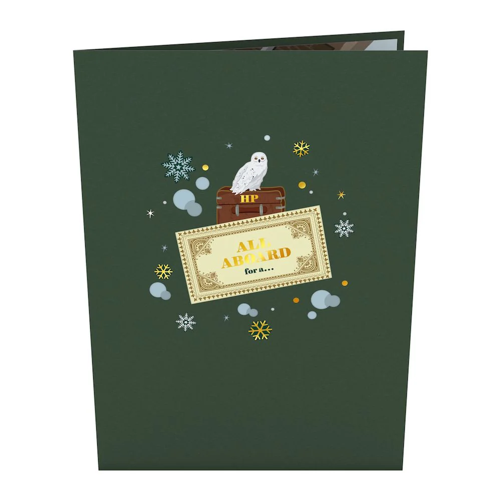 Harry Potter™ Holiday Hogwarts™ Express Pop-Up Card - Image 6