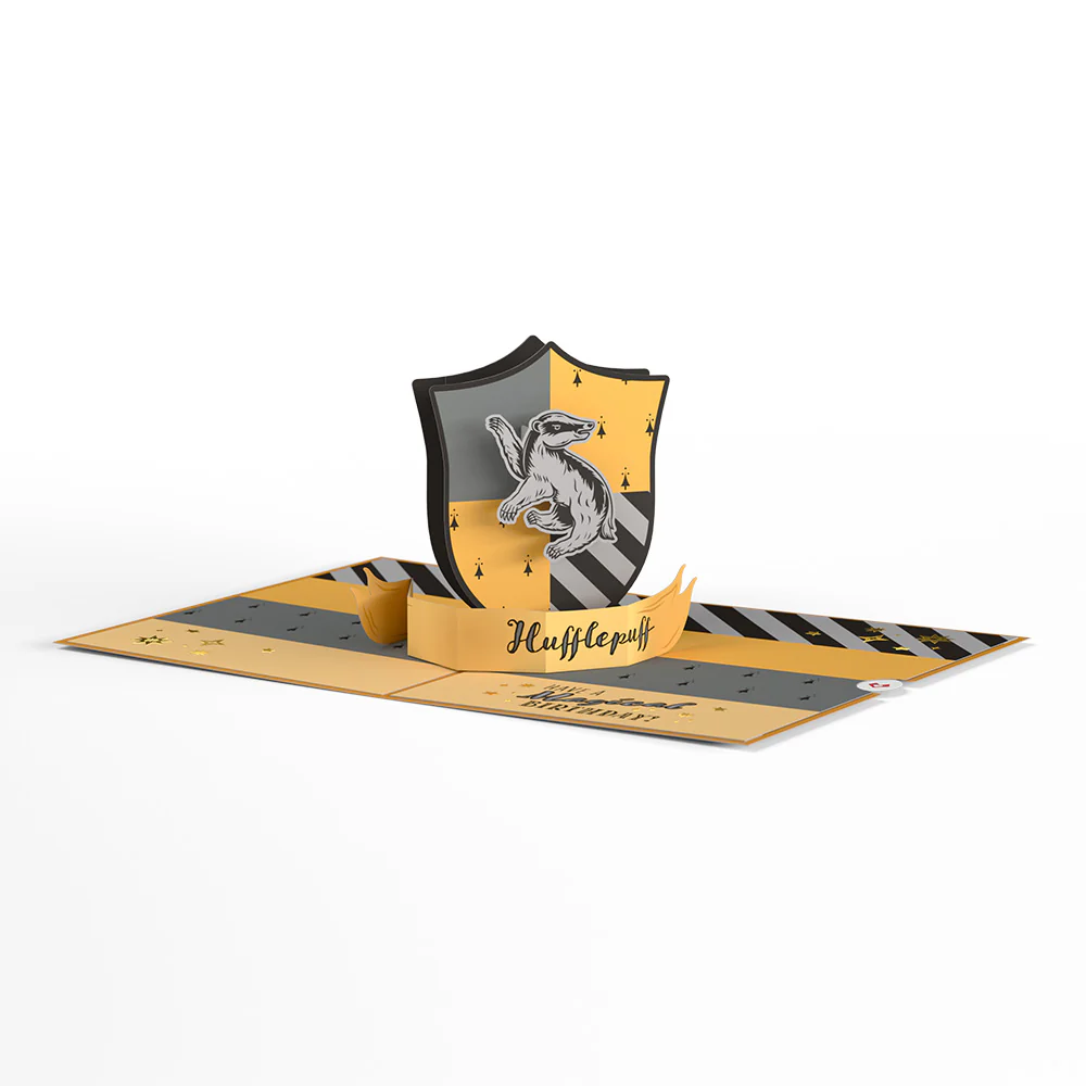 Harry Potter™ Hufflepuff™ Birthday Pop-Up Card - Image 3