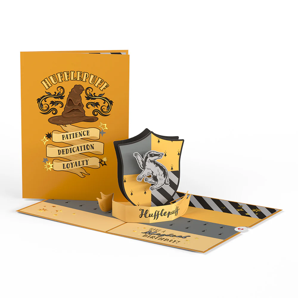 Harry Potter™ Hufflepuff™ Birthday Pop-Up Card - Image 4