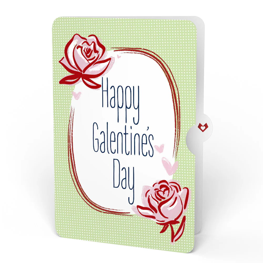 Hibiscus Galentine's Day Bouquet and Sentiment Set for Friend - Image 4