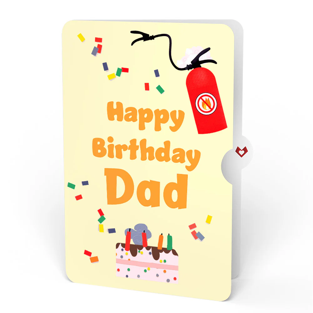 Holy Smokes You're Old Birthday Pop-Up Card and Sentiment Set for Dad - Image 4