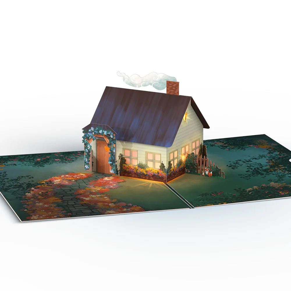 Home Is Where Mom Is Mother's Day Light-Up Pop-Up Card and Sentiment Set for Wife - Image 3
