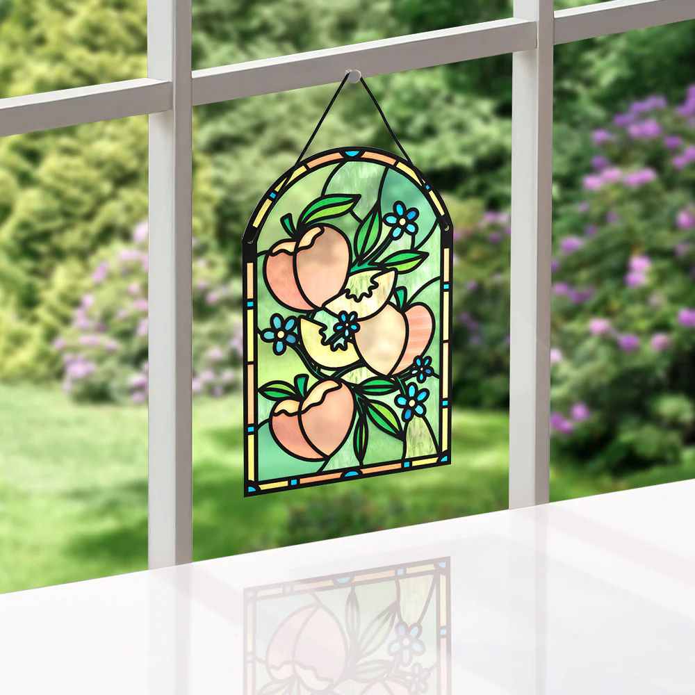 Hope Your Birthday is Peachy Suncatcher Card & Pop-Up Bouquet Bundle - Image 3