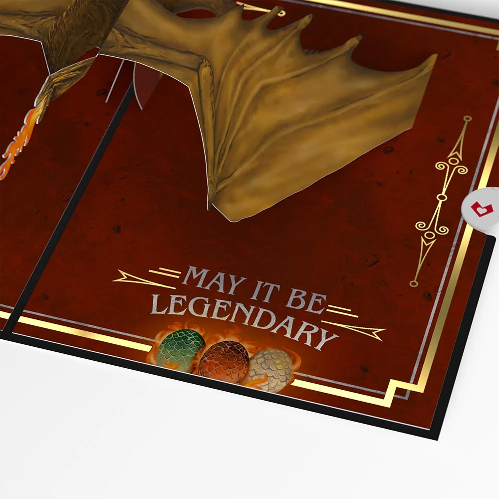 House Of The Dragon Happy Name Day Pop-Up Card - Image 5