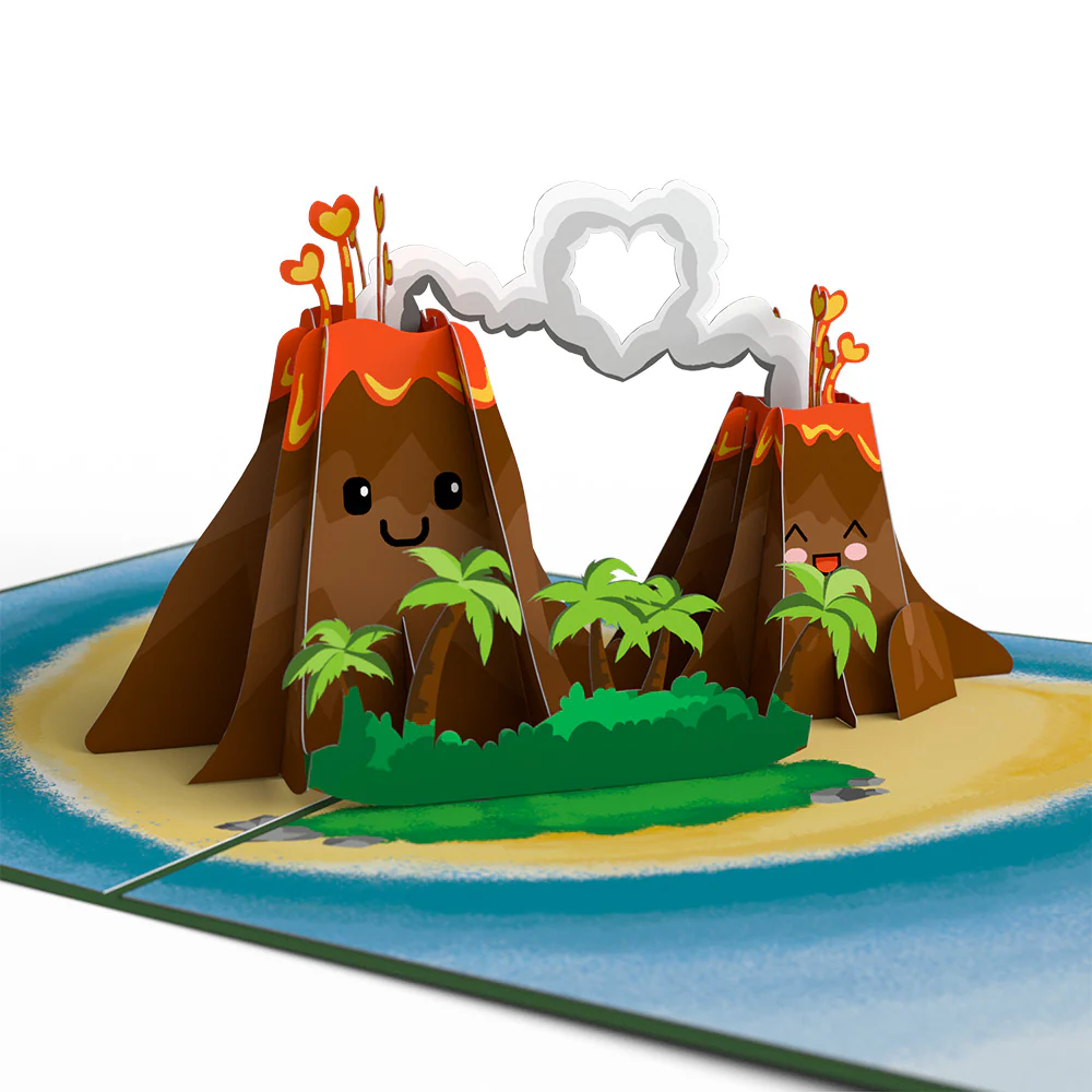 I Lava You Birthday Pop-Up Card and Sentiment Set - Image 3