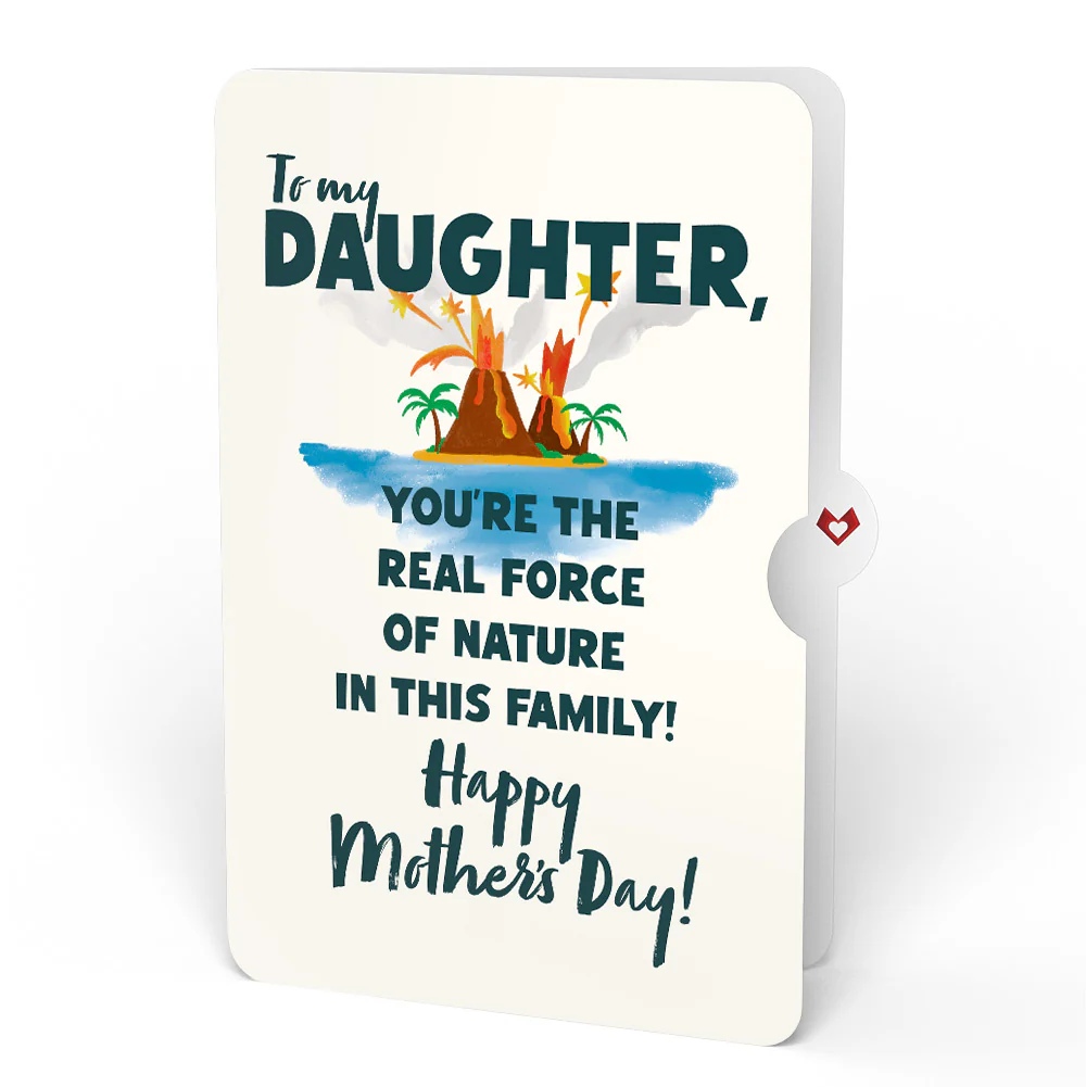 I Lava You Mother's Day Light-Up Pop-Up Card and Sentiment Set for Daughter - Image 4