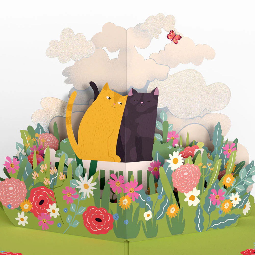 I Love Mew Cats Birthday Pop-Up Card and Sentiment Set for Wife - Image 3