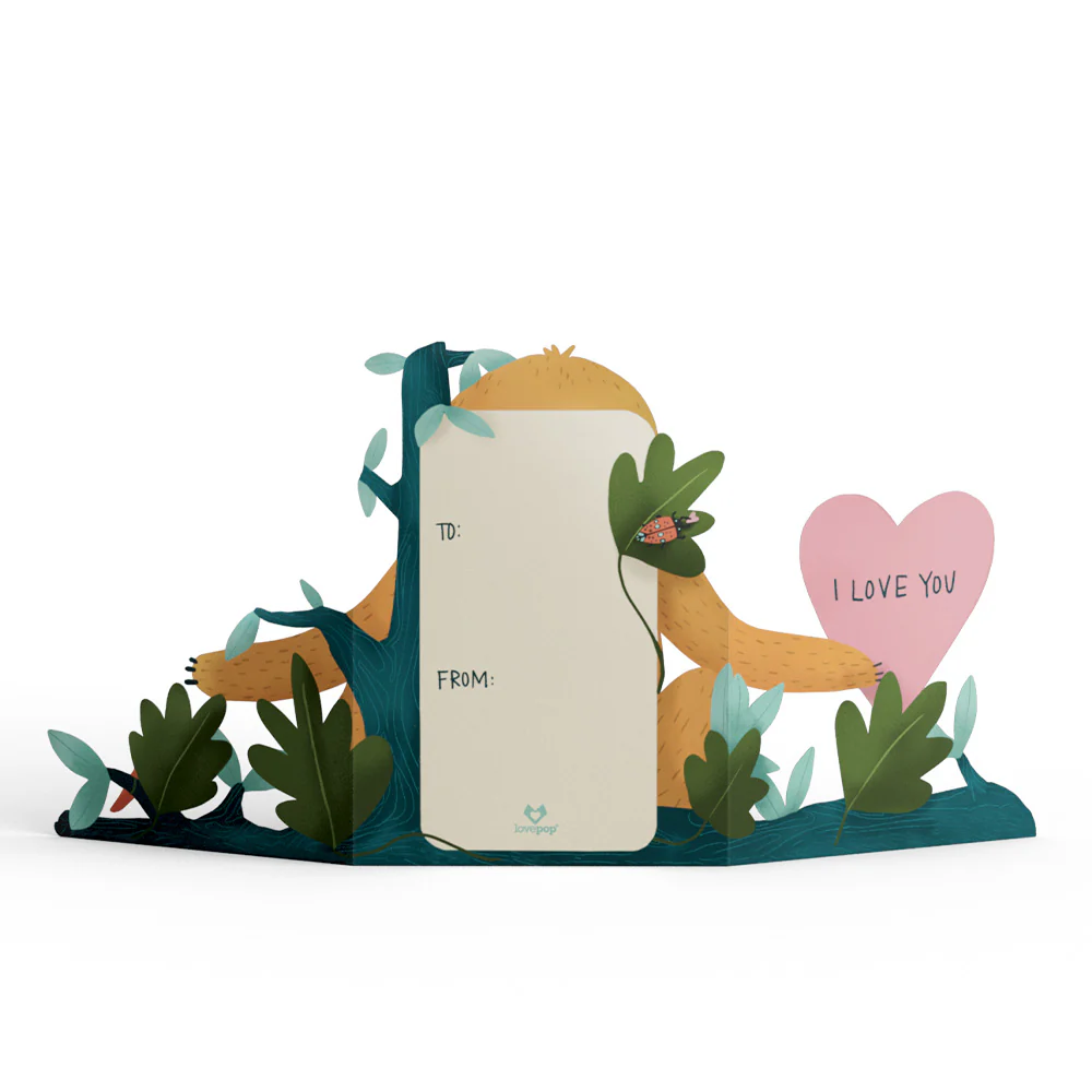 I Love You Slow Much Valentine Tri-Fold Card - Image 3