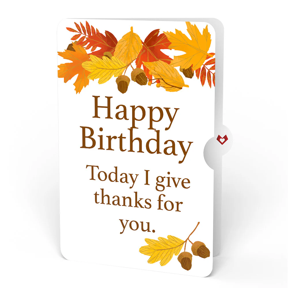 In All Things, Give Thanks Birthday Pop-Up Card and Sentiment Set - Image 4