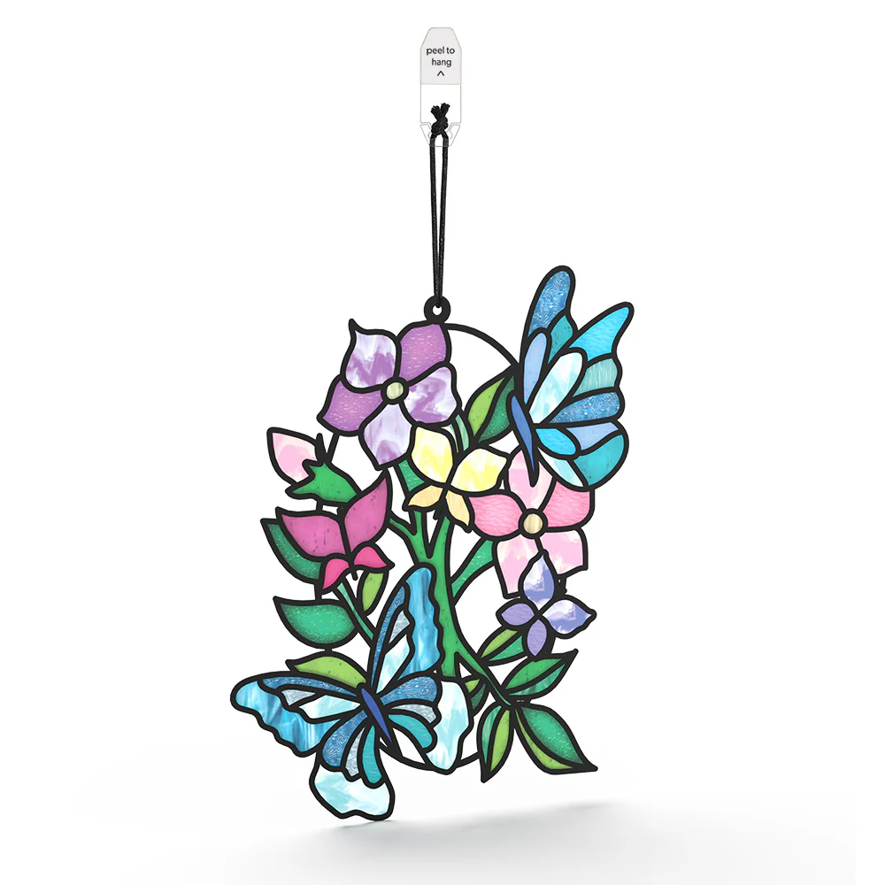 Joy Takes Flight Butterfly Suncatcher Card - Image 3