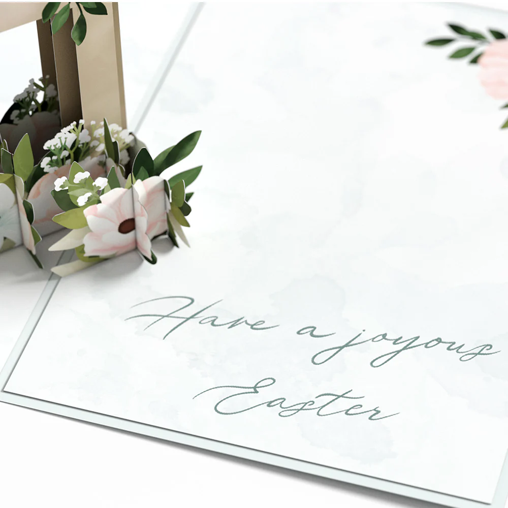 Joyous Easter Cross Pop-Up Card - Image 3