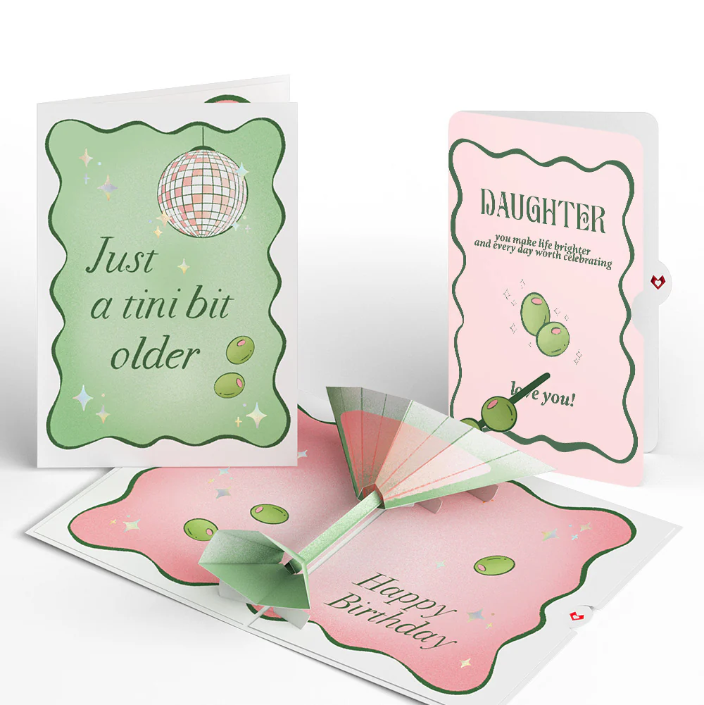 Just a Tini Bit Older Birthday Pop-Up Card and Sentiment Set for Daughter