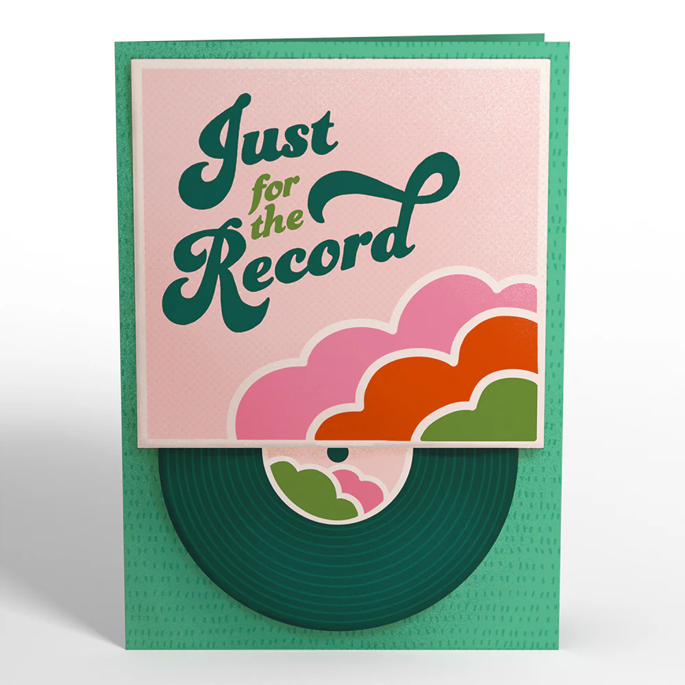 Just for the Record Anniversary Pop-Up Card - Image 4