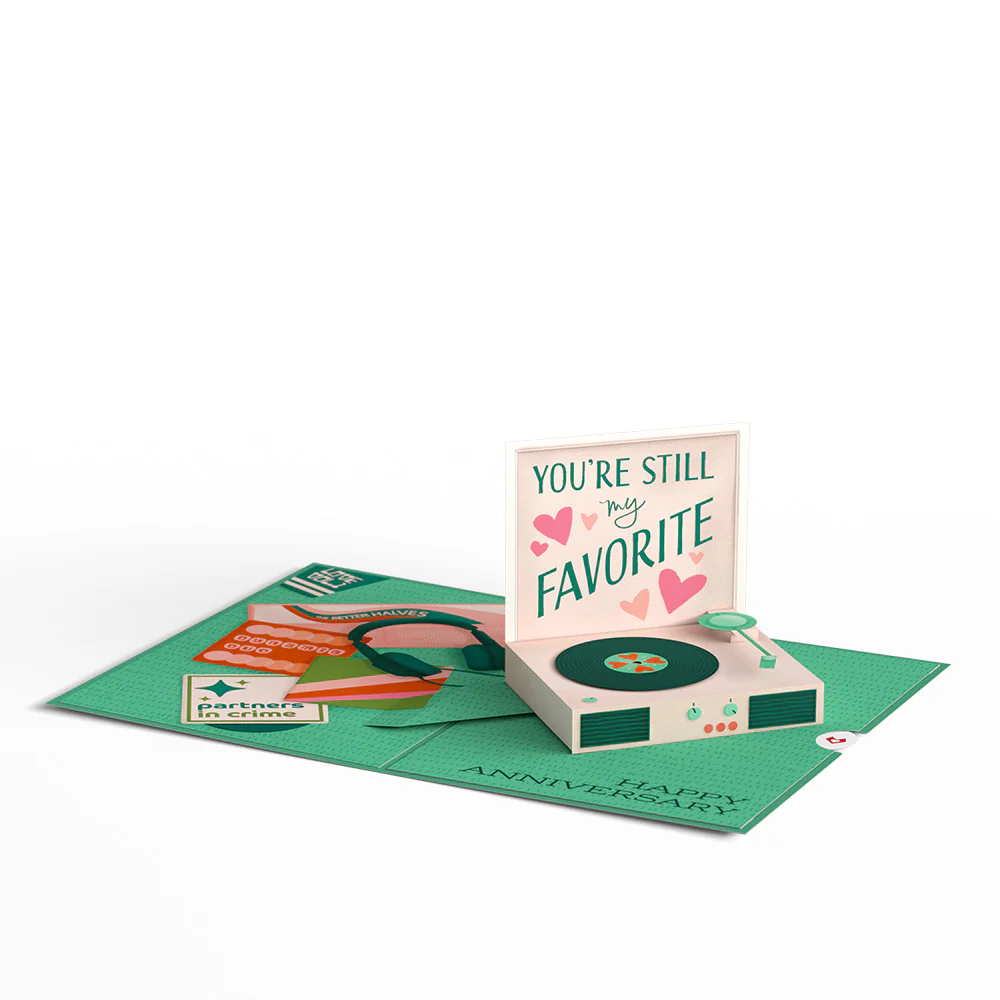 Just for the Record Anniversary Pop-Up Card - Image 6