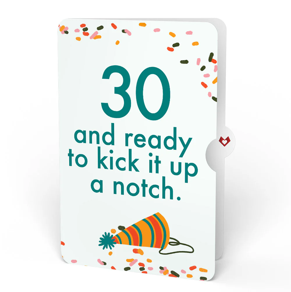 Kick Ass Birthday Pop-Up Card and 30th Kick It Up Sentiment Set - Image 4