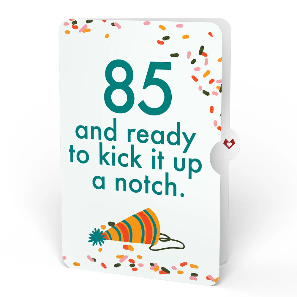 Kick Ass Birthday Pop-Up Card and 85th Kick It Up Sentiment Set - Image 4