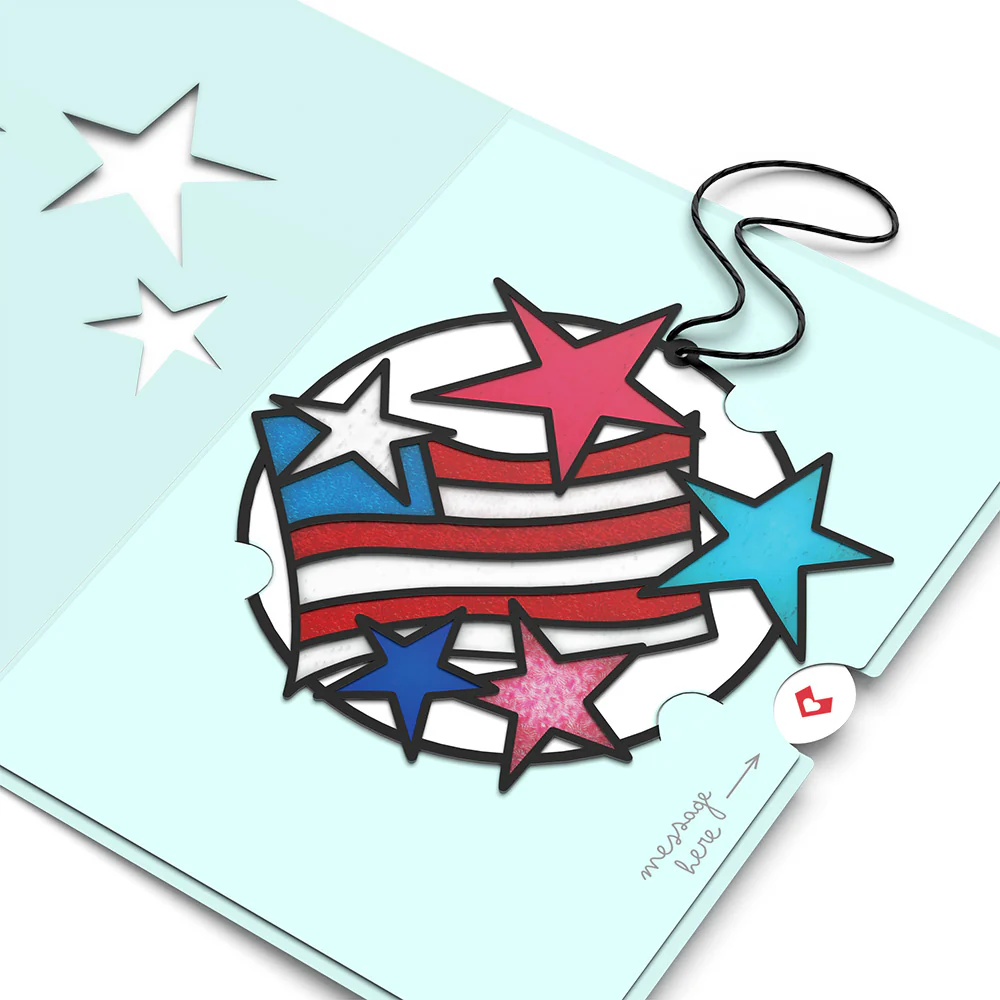 Let Freedom Shine Suncatcher Card - Image 4
