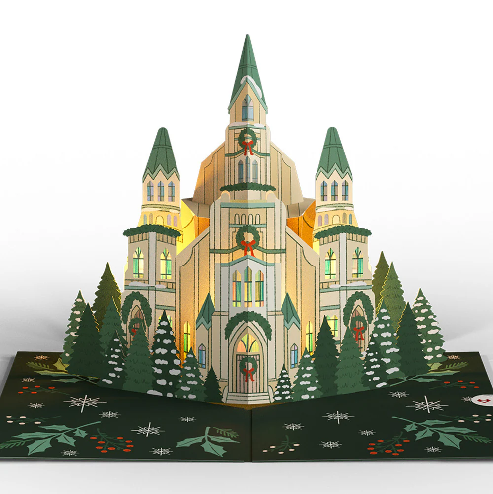Let Heaven & Nature Sing Christmas Music and Lights Pop-Up Card and Twinkling Ornaments Birthday Sentiment Set - Image 3