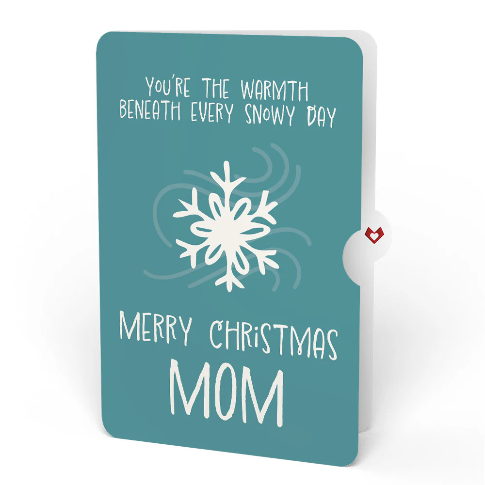 Let It Snow Winter Bunny Pop-Up Card and Sentiment Set for Mom - Image 4