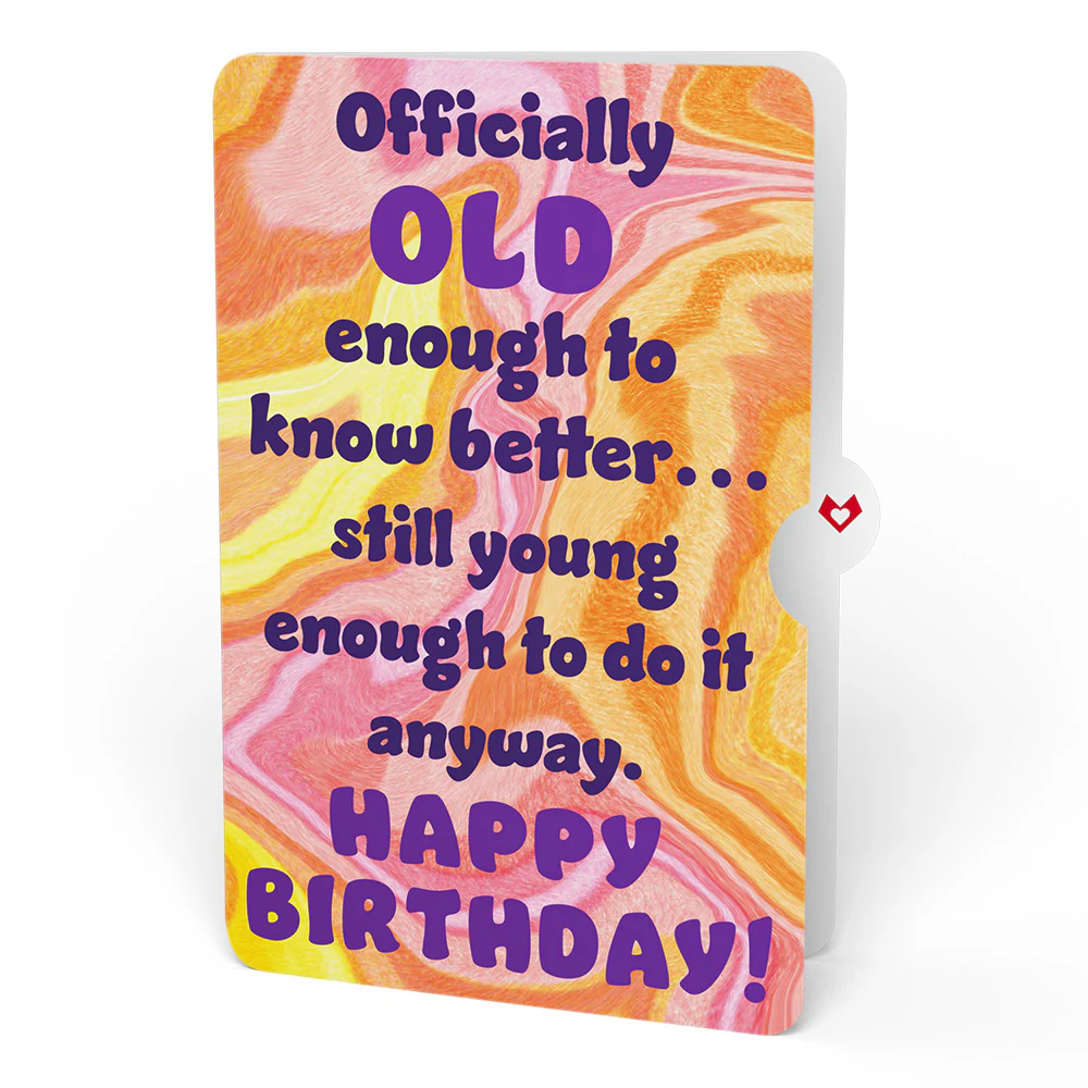 Let's Celebrate Birthday Pop-Up Card and Old Enough Young Enough Sentiment Set - Image 4