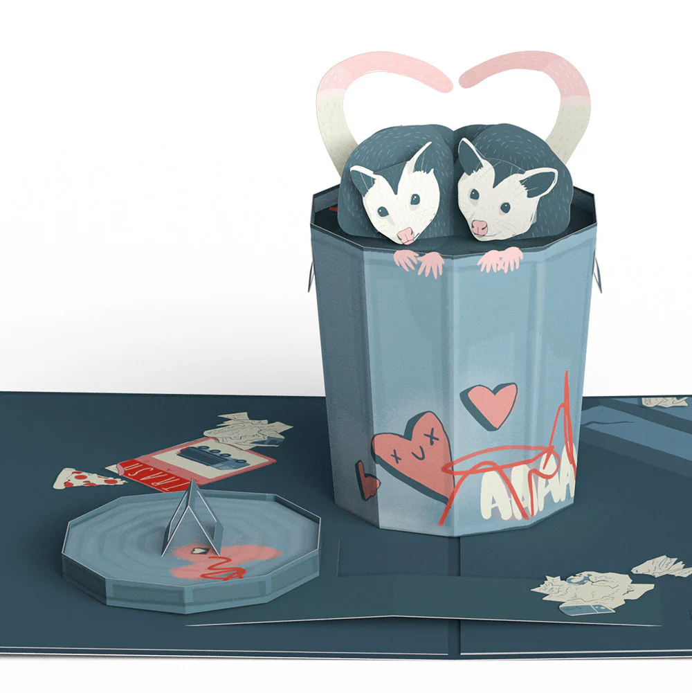 Life Without You Is Trash Possums Mother’s Day Pop-Up Card and Sentiment Set for Daughter-in-law - Image 3
