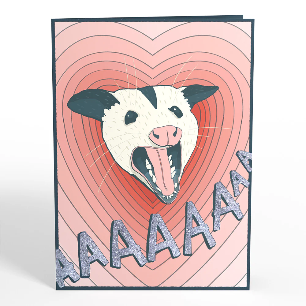 Life Without You Is Trash Possums Pop-Up Card - Image 6