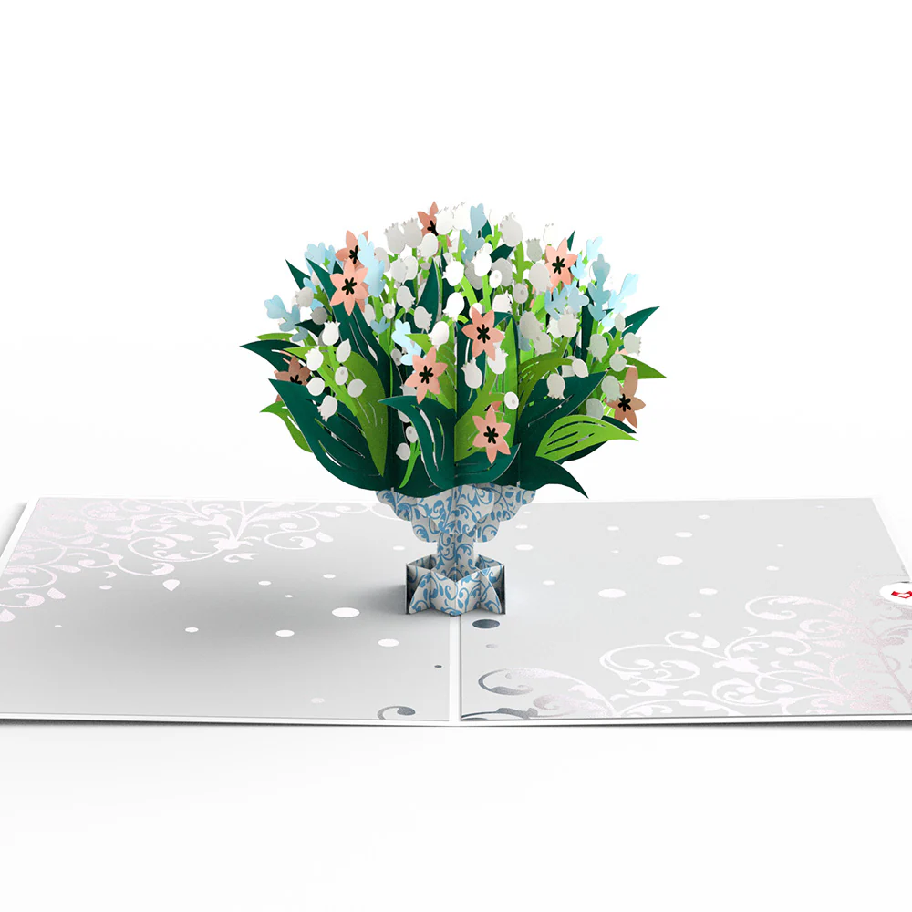 Lily of the Valley Pop-Up Card - Image 3
