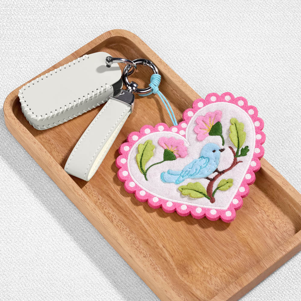 Lively Bluebird HeartFelt Charm Card™ - Image 3