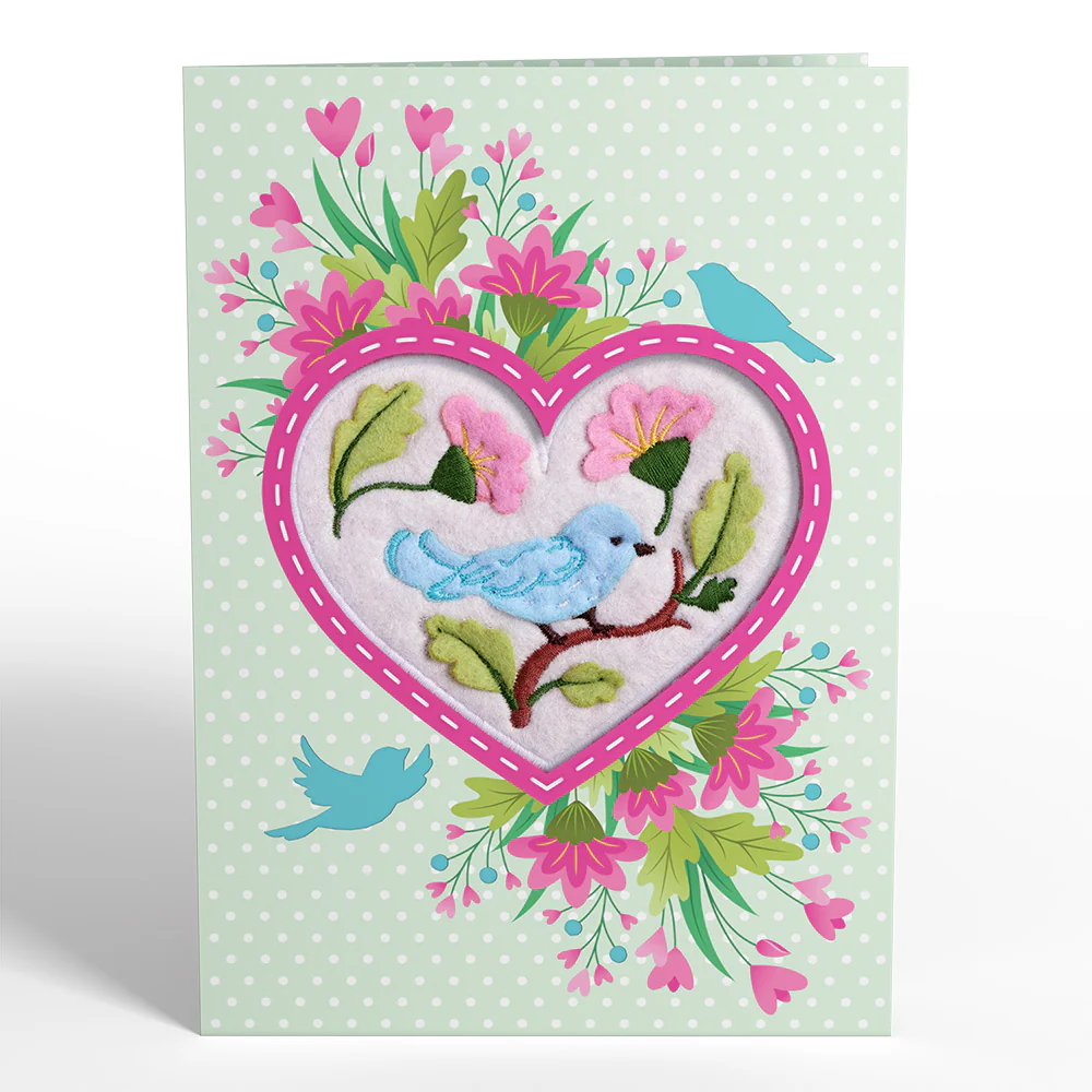 Lively Bluebird HeartFelt Charm Card™ - Image 7