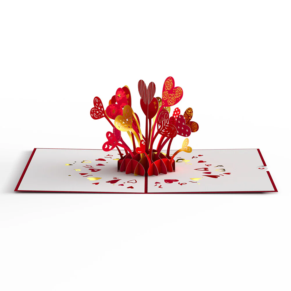 Love Burst Pop-Up Card - Image 3
