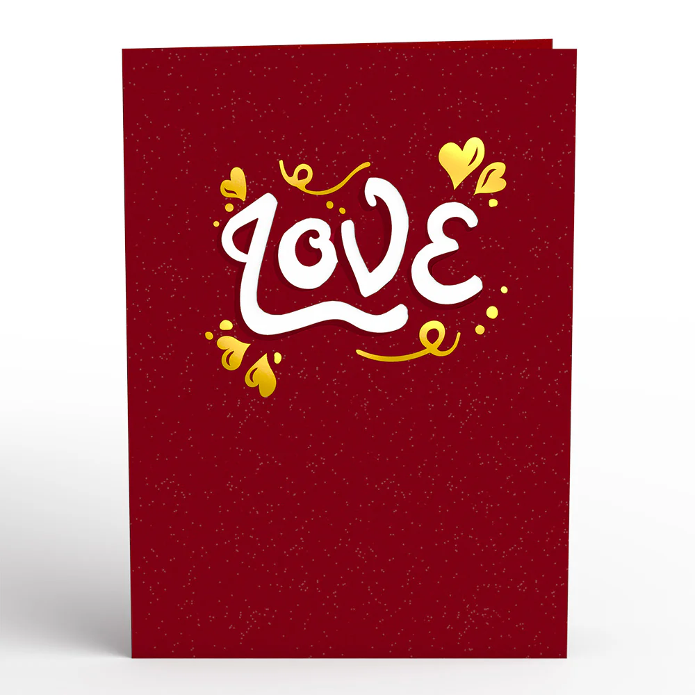 Love Burst Pop-Up Card - Image 4