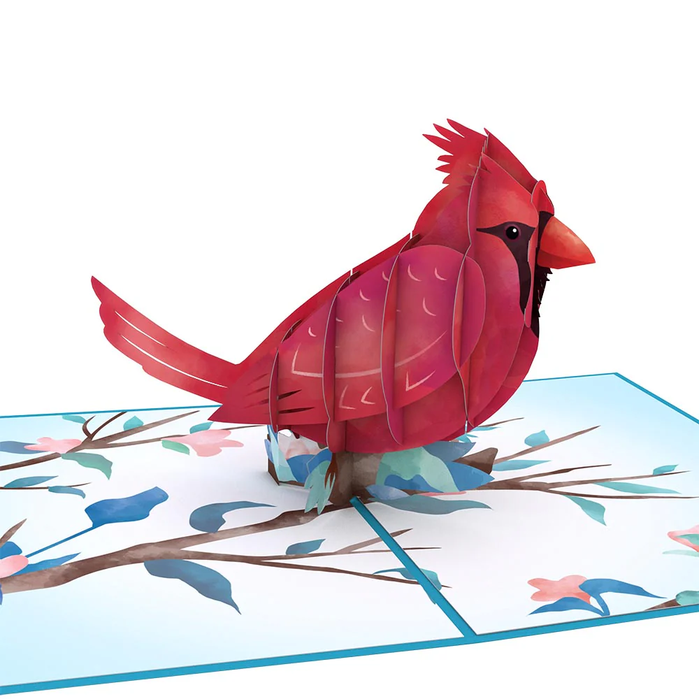 Love Cardinal Mother's Day Pop-Up Card and Sentiment Set for Expecting Mom - Image 3