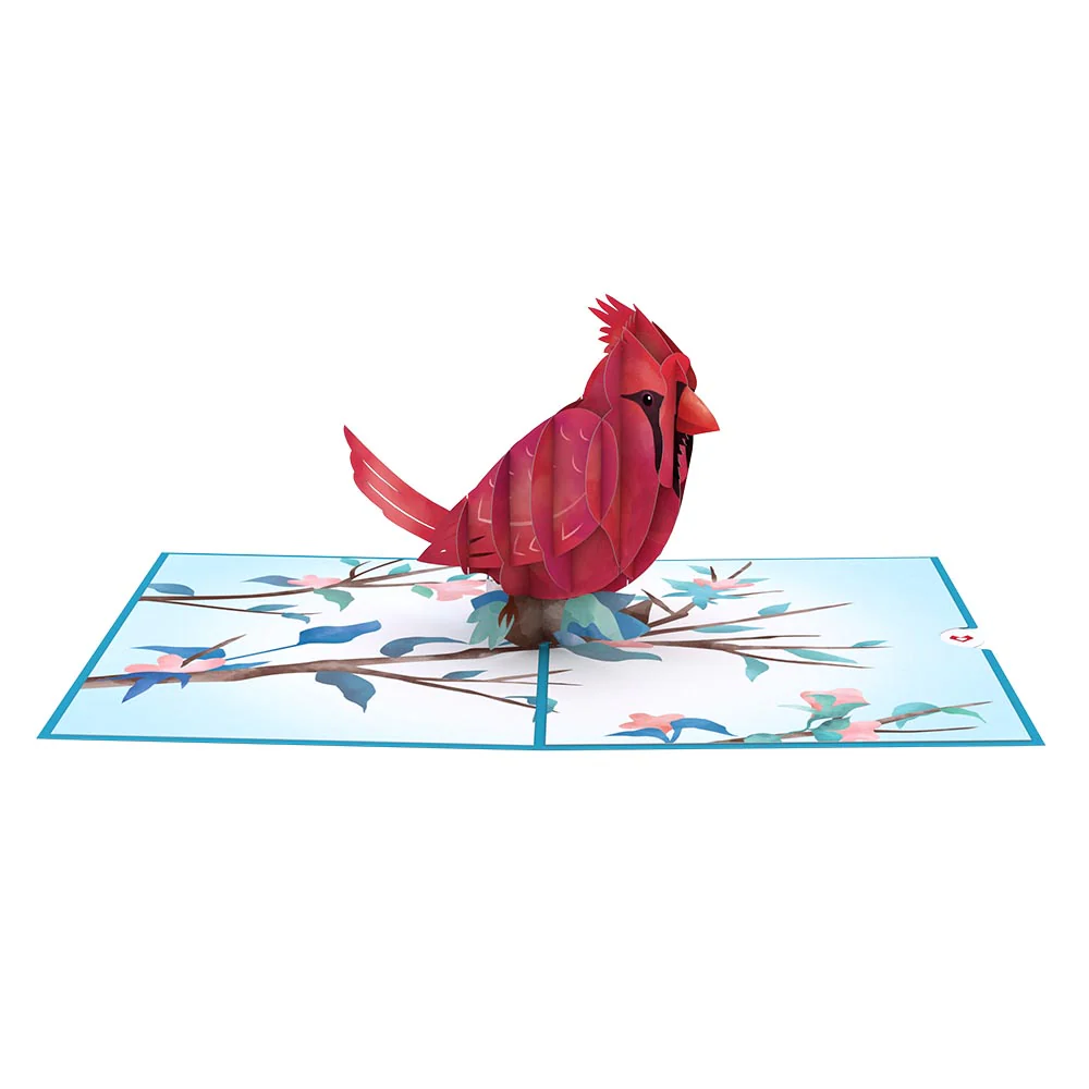 Love Cardinal Pop-Up Card - Image 3