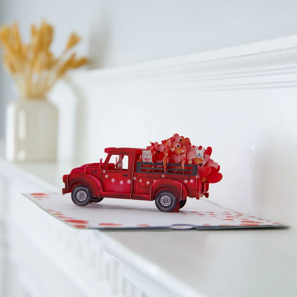 Love Delivery Truck Pop-Up Card - Image 5