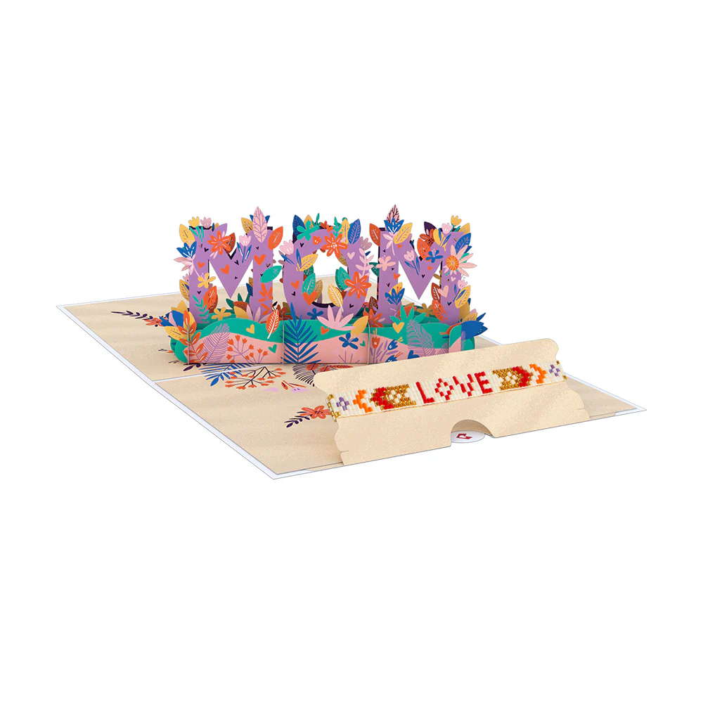 Love for Mom Vibrant Card with Bracelet - Image 8