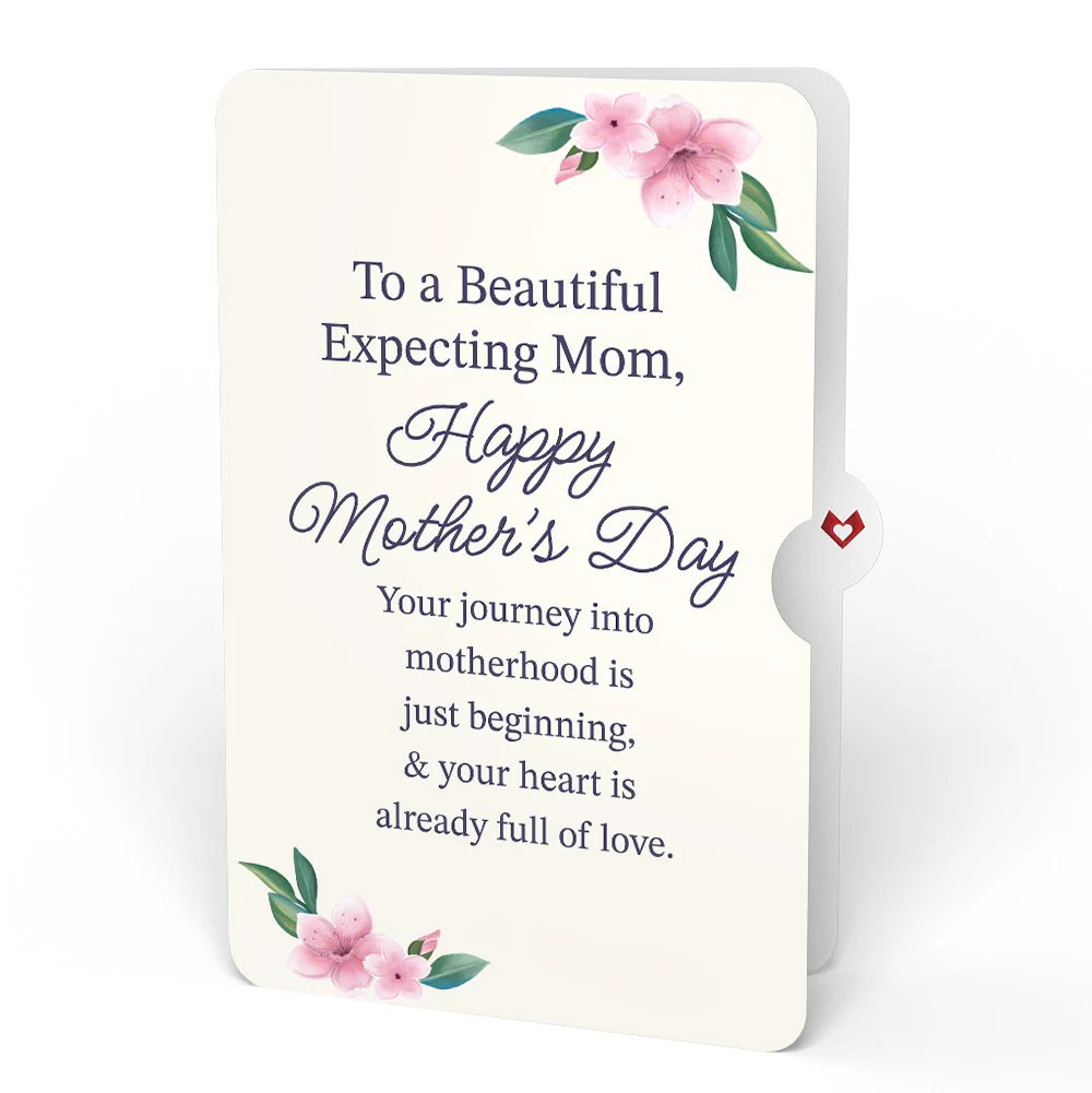 Love in Bloom Hummingbird Mother's Day Pop-Up Card and Sentiment Set for Expecting Mom - Image 4