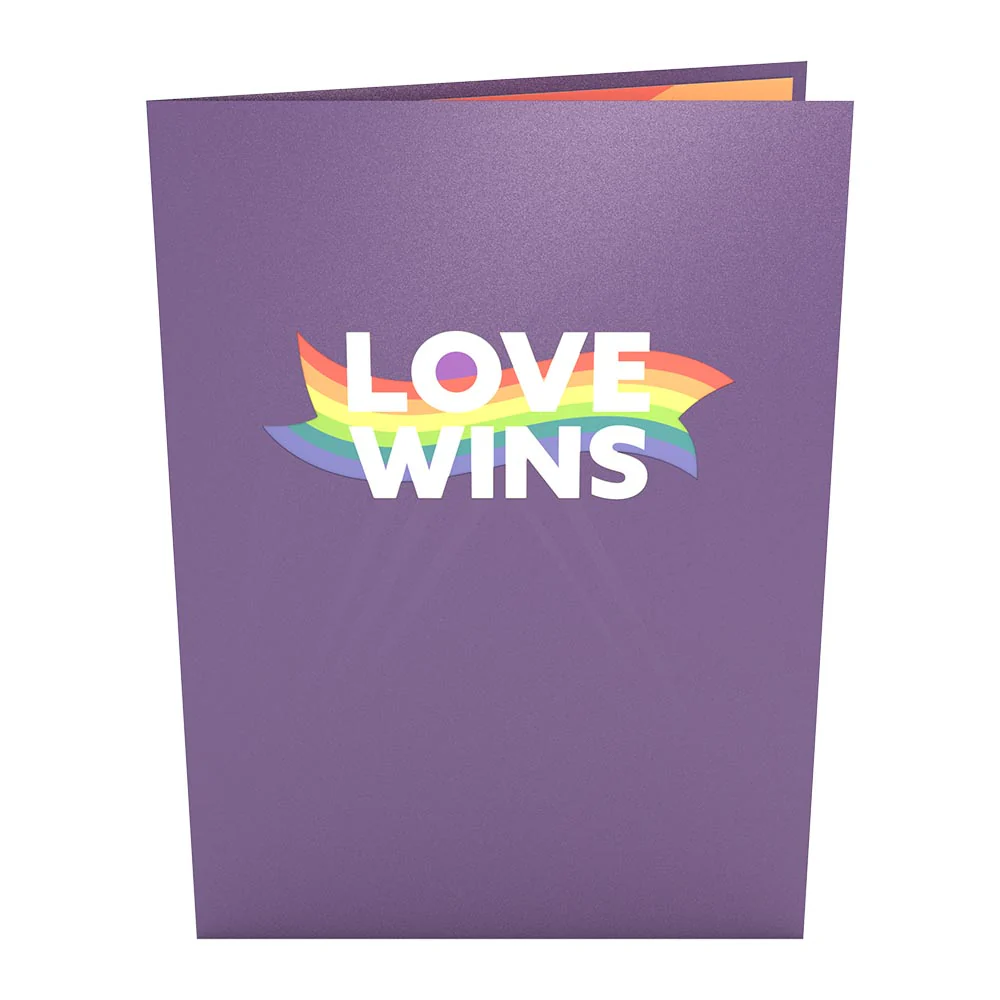 Love Wins Pop-Up Card - Image 4