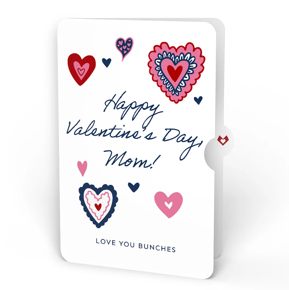 'Love You Most' Mama Bear Valentine Plushpop Card and Sentiment Set for Mom - Image 4