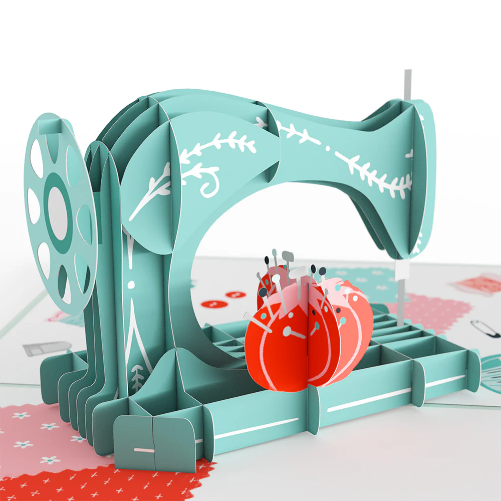 Love You Sew Much Congratulations Pop-Up Card and Sentiment Set - Image 3