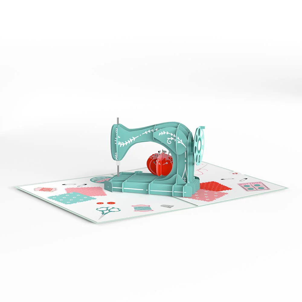 Love You Sew Much Pop-Up Card - Image 3