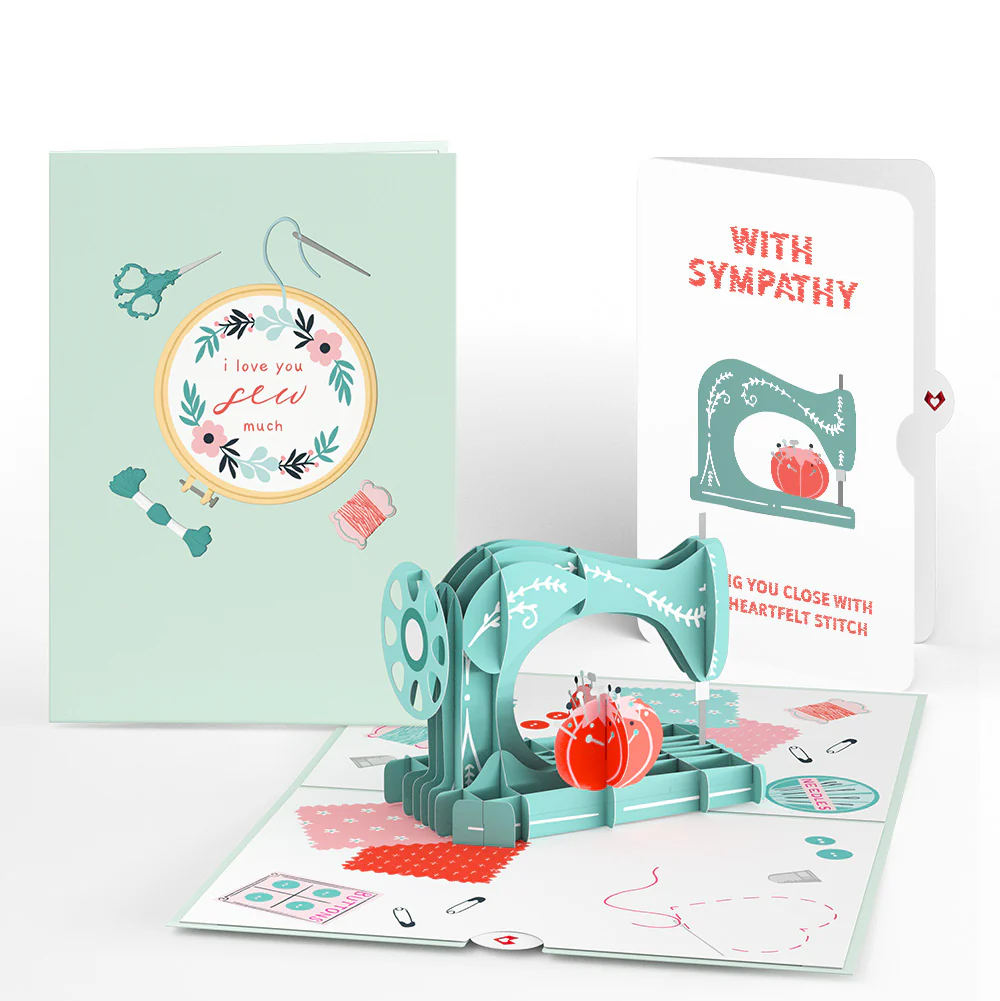 Love You Sew Much Sympathy Pop-Up Card and Sentiment Set