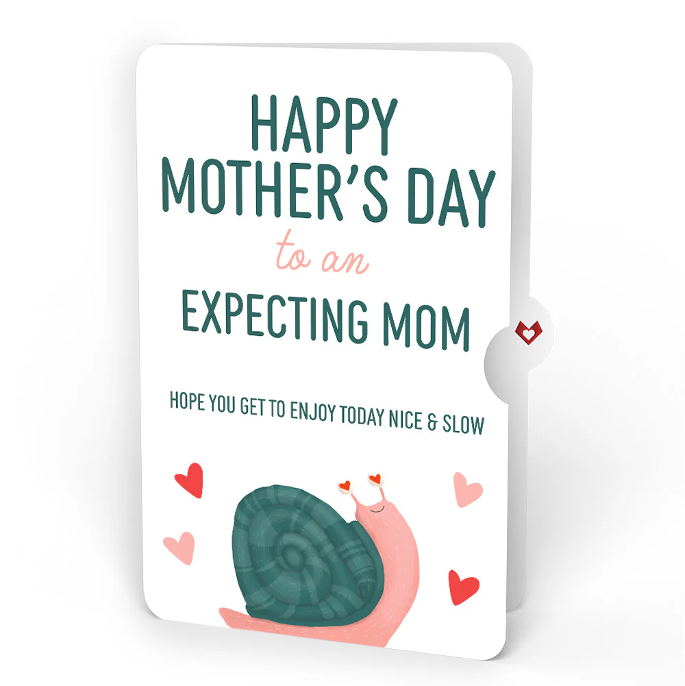 Love You Slow Much Snail Mother’s Day Pop-Up Card and Sentiment Set for Mom-to-be - Image 4