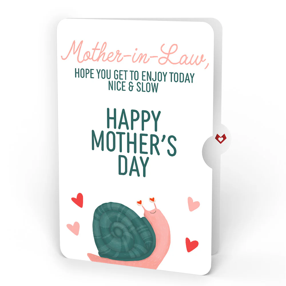 Love You Slow Much Snail Mother’s Day Pop-Up Card and Sentiment Set for Mother-in-Law - Image 4