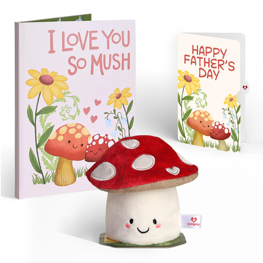 'Love You So Mush' Father’s Day Plushpop Card and Sentiment Set for Dad