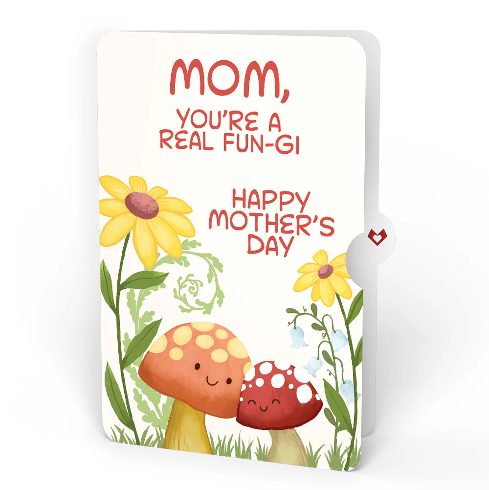 'Love You So Mush' Mother’s Day Plushpop Card and Meadow Fun-gi Mushroom Sentiment Set for Mom - Image 4