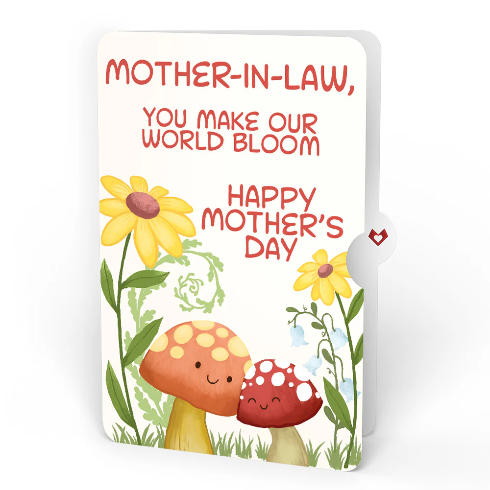 'Love You So Mush' Mother’s Day Plushpop Card and Sentiment Set for Mother-in-Law - Image 4