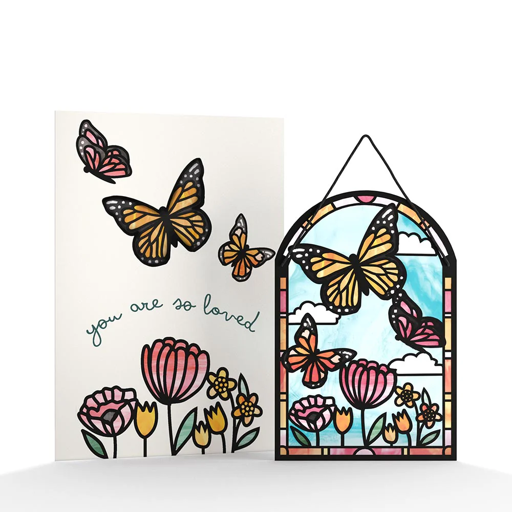 Lovely Blooms Suncatcher Card 3-Pack - Image 6