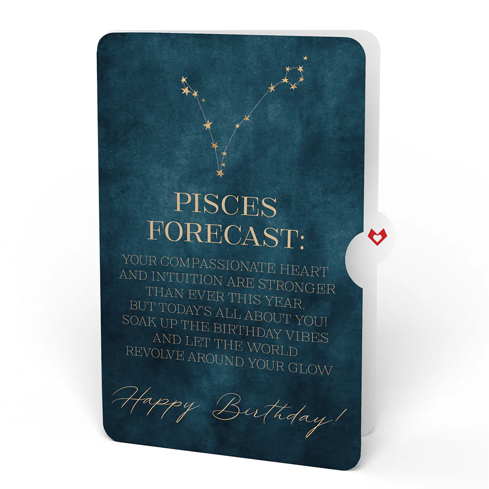 You're a Star Birthday Pop-Up Card and Pisces Zodiac Sentiment Set - Image 4